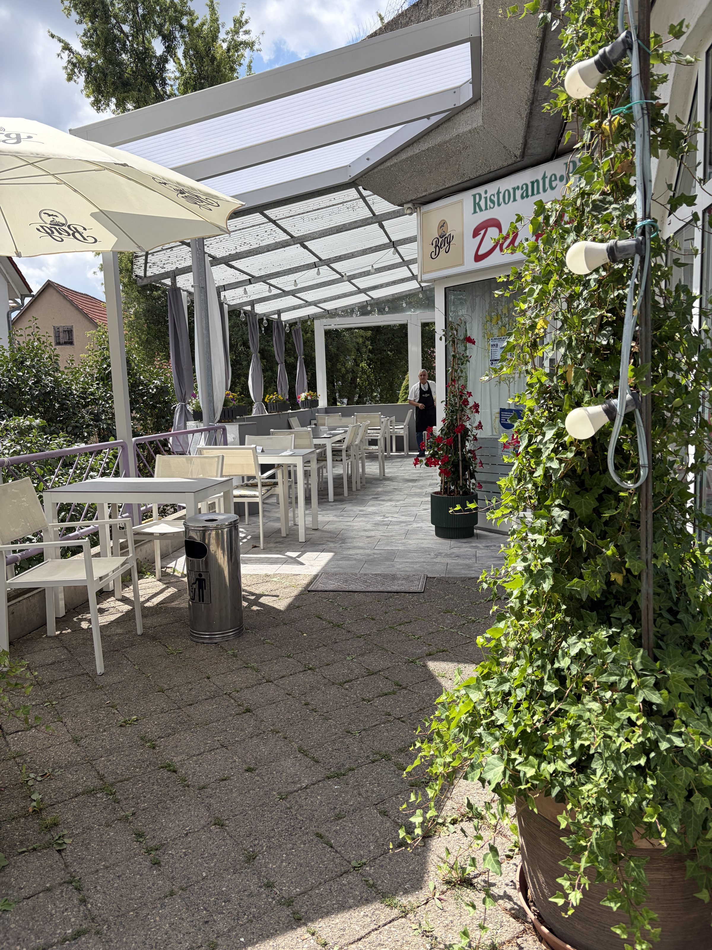 La terrazza, Terrasse